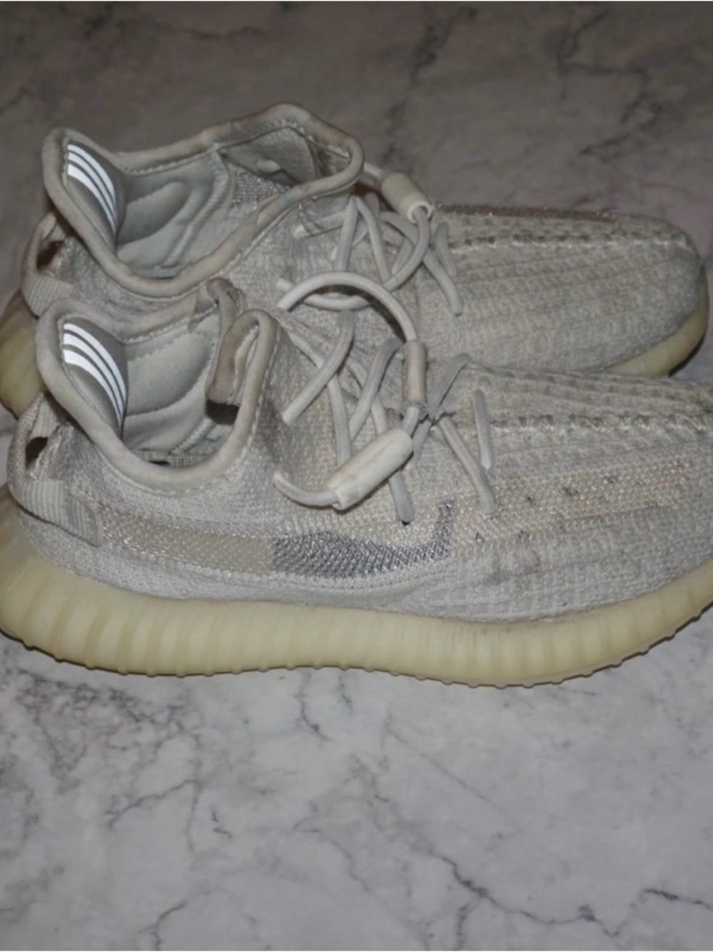 Yeezy 350 Boost V2 Bone White (Kids 13k) - Picture 5 of 11